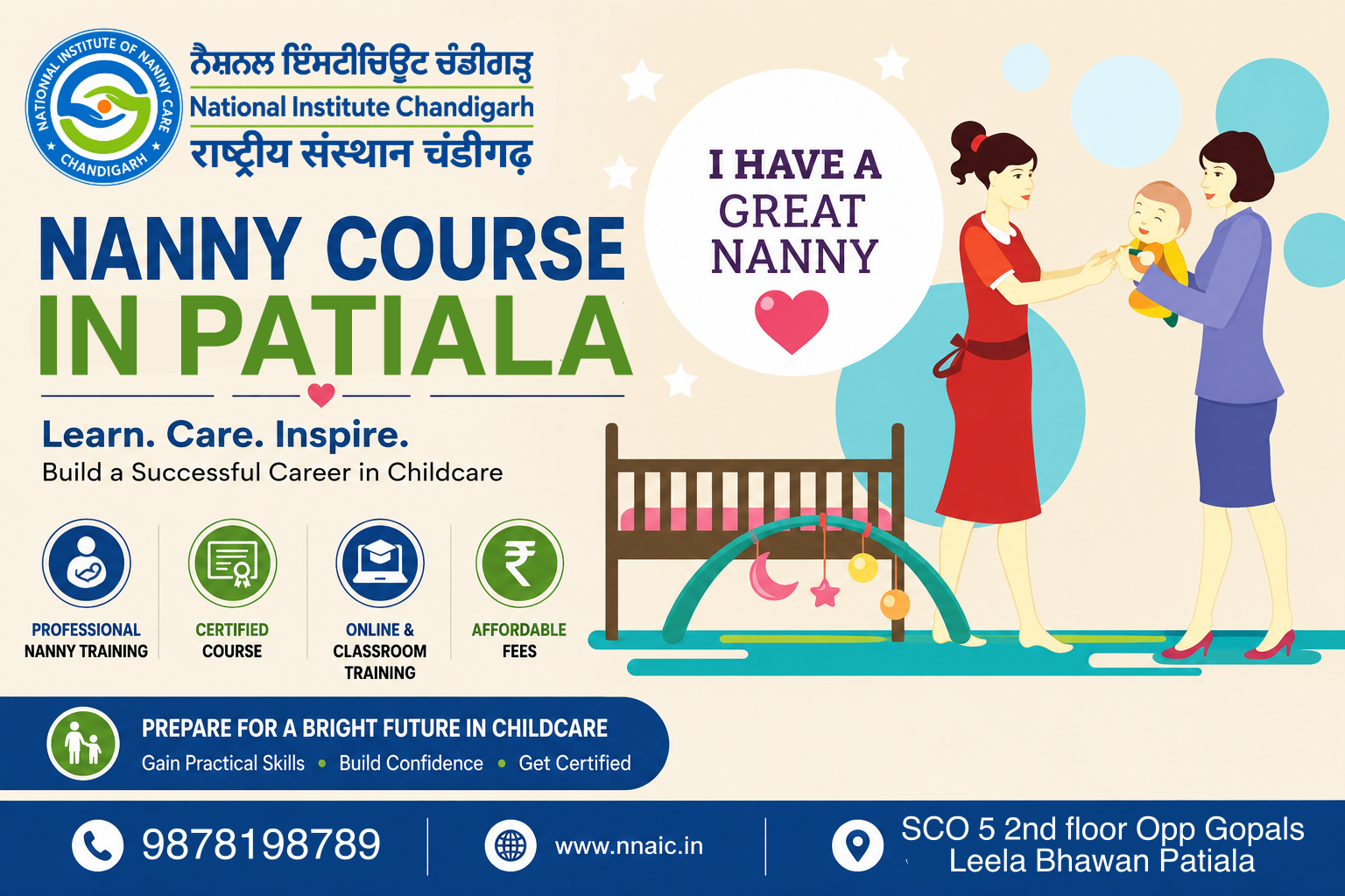 nanny course patiala